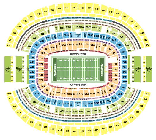 AT&T Stadium AT&T Stadium Seating Chart