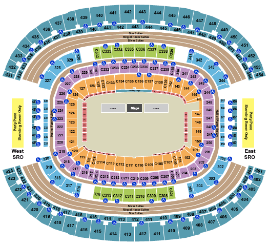 AT&T Stadium AT&T Stadium Seating Chart