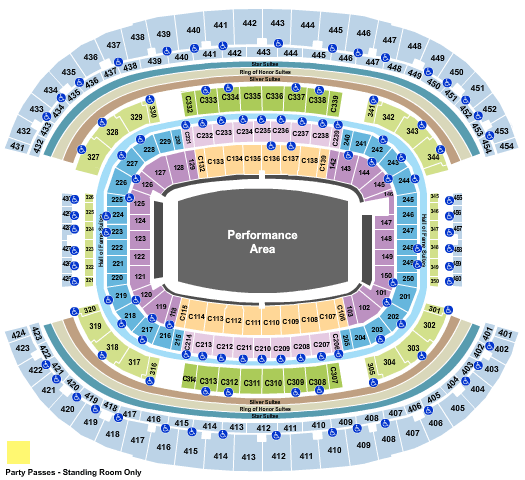 AT&T Stadium AT&T Stadium Seating Chart